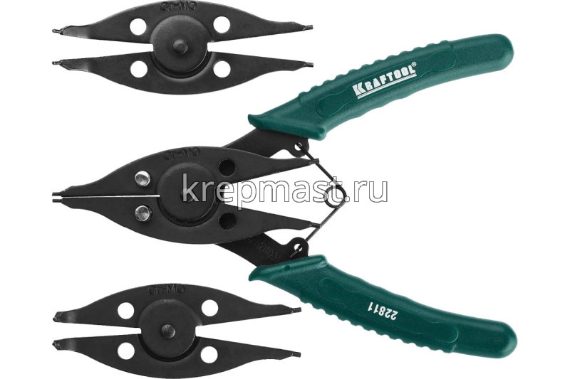 Съемник KRAFTOOL стопорных колец 6 в 1