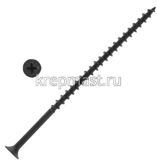 Саморез по дереву оксид. 4,2х75(76) усиленные