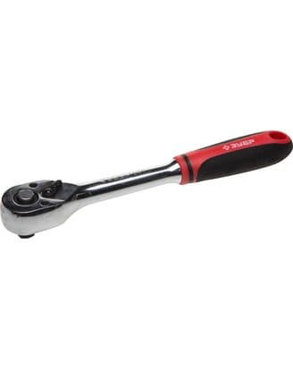 Трещётки ЗУБР Мастер Cr-V для торц.головок 1/4 (72зуба)