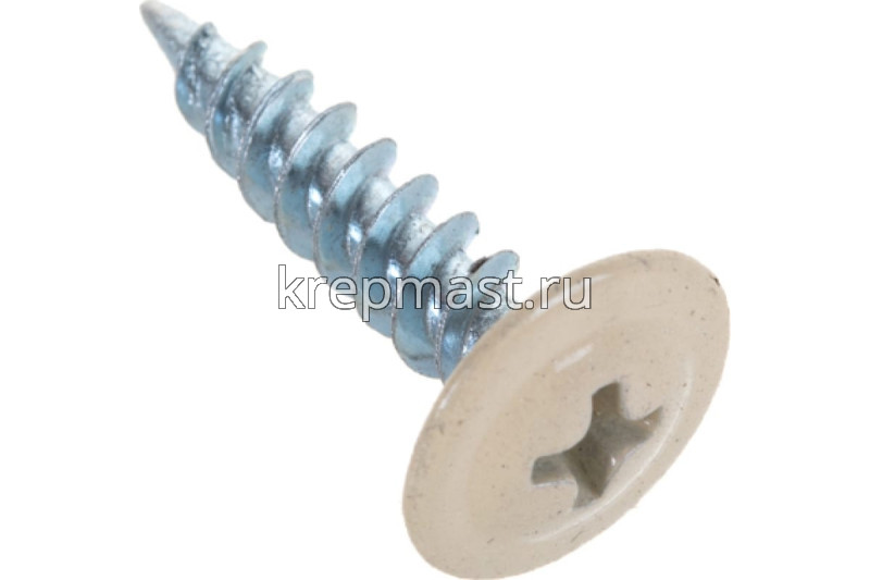 Саморез п/сф головка с п/ш острый 4,2х19 RAL1014