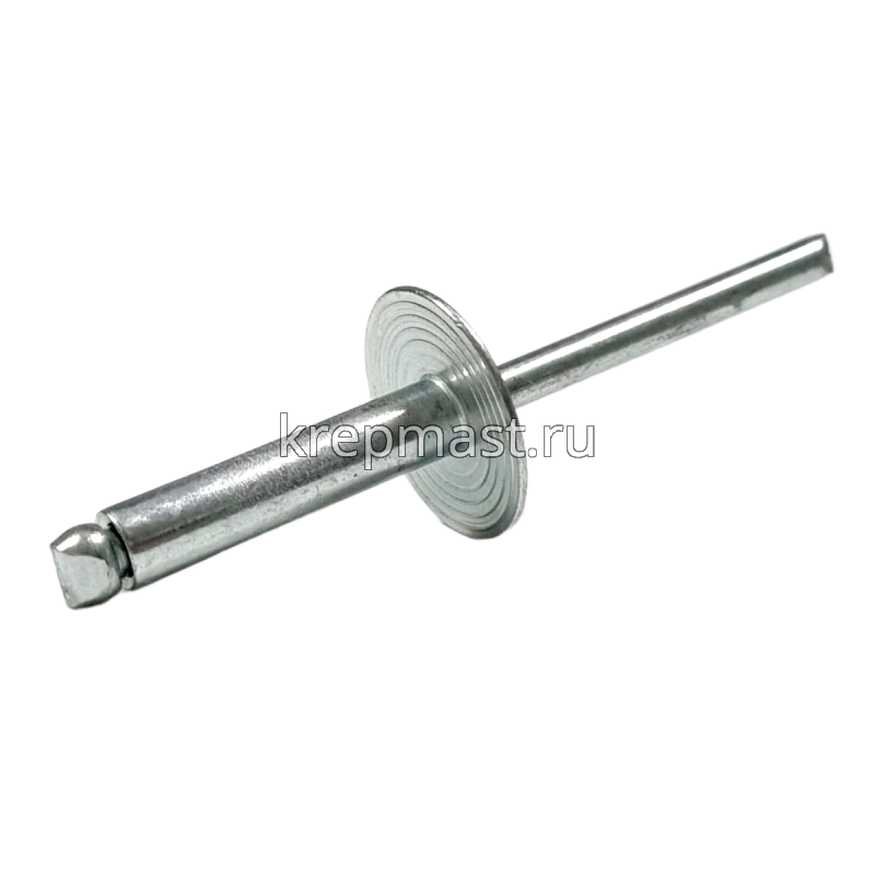 Заклёпка сталь/сталь 4,8х21х16 широкий борт