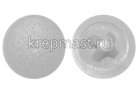 Заглушка №2 для шурупов- белый