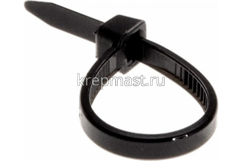 Стяжка кабельная 100х2,5 черная