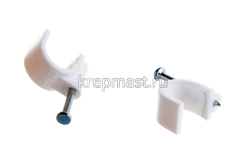 Скобы д/кабеля круглые 10мм