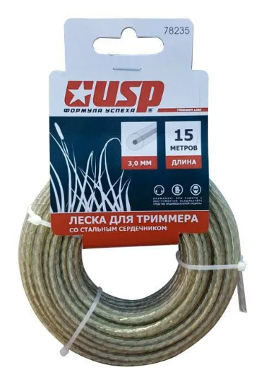 Леска для триммера 2,5мм КРУГ (по 10м)