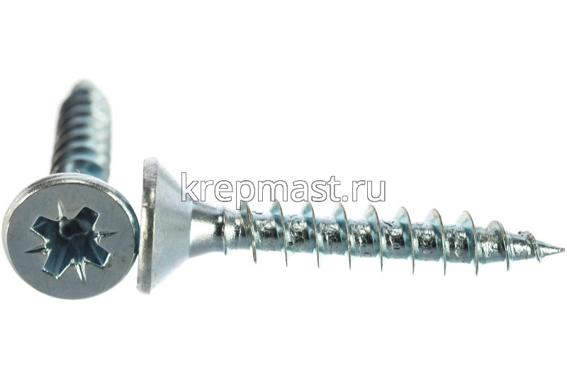 Шуруп универс. белый цинк 4,0х25