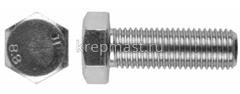 Болт 6х 45 кл.пр. 8,8 оц. п/р DIN 933