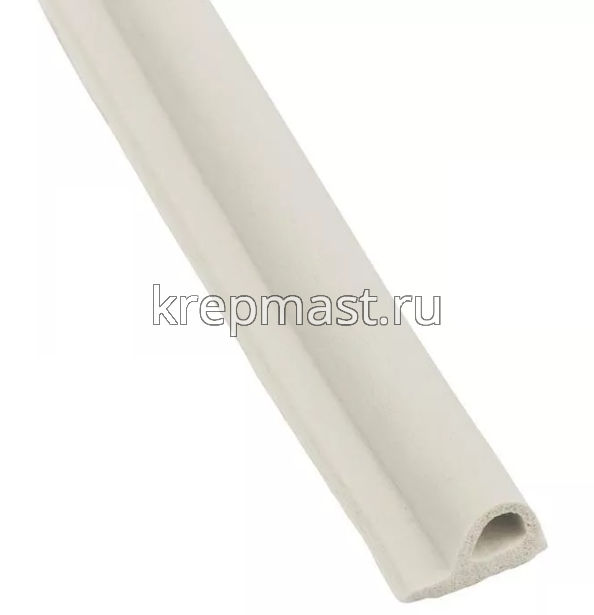 Уплотнитель резиновый 100м Р-профиль самокл. белый