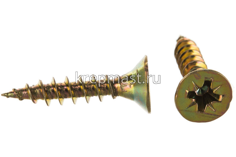 Шуруп универс. желтый цинк 6х 30