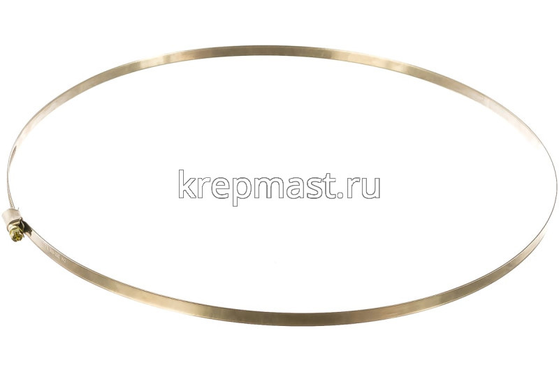 Хомут червячный нержавейка 310-330