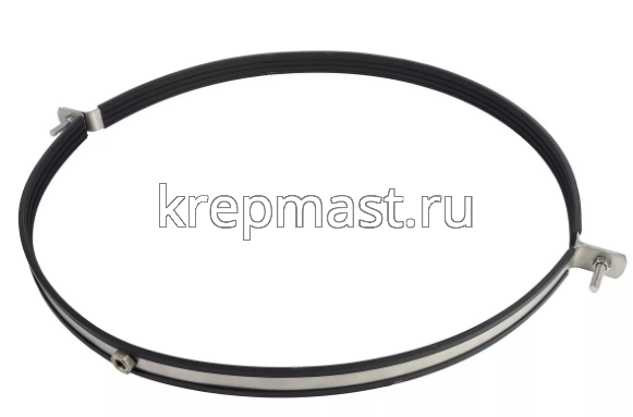 Хомут с гайкой для воздуховодов(с/резинкой)- 315мм