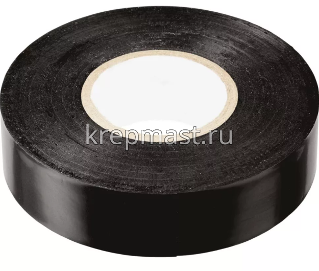 Изолента ПВХ цветная 19мм чёрная