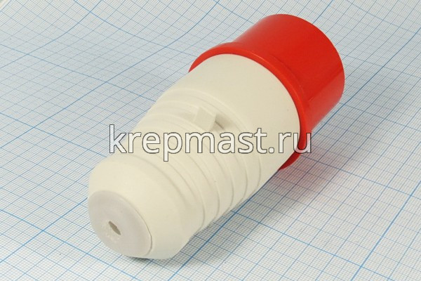 Вилка (024) прямая силовая 3P+PE IP44 32A 380B