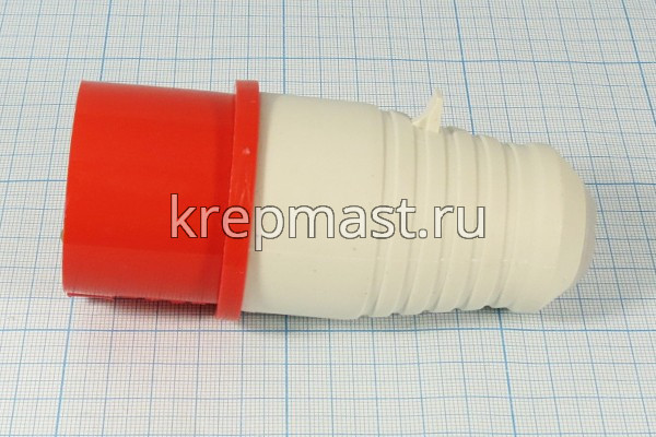 Вилка (024) прямая силовая 3P+PE IP44 32A 380B