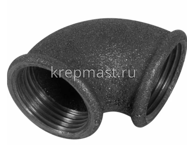 угольник чугунный прох.Ду-32