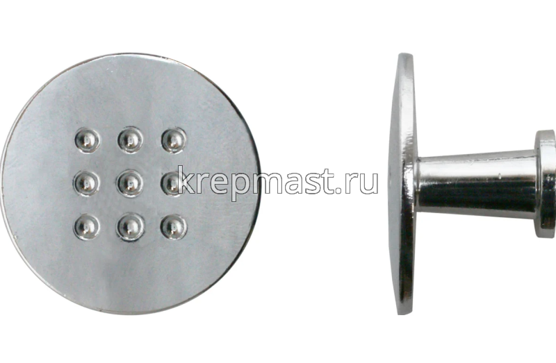 Ручка кнопка A507 СР хром StahlBuro