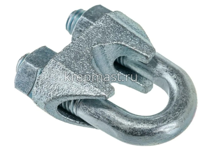 Зажим д/троса М26 с гайками