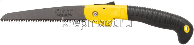 Ножовка садовая FIT мелкий зуб 180мм складная