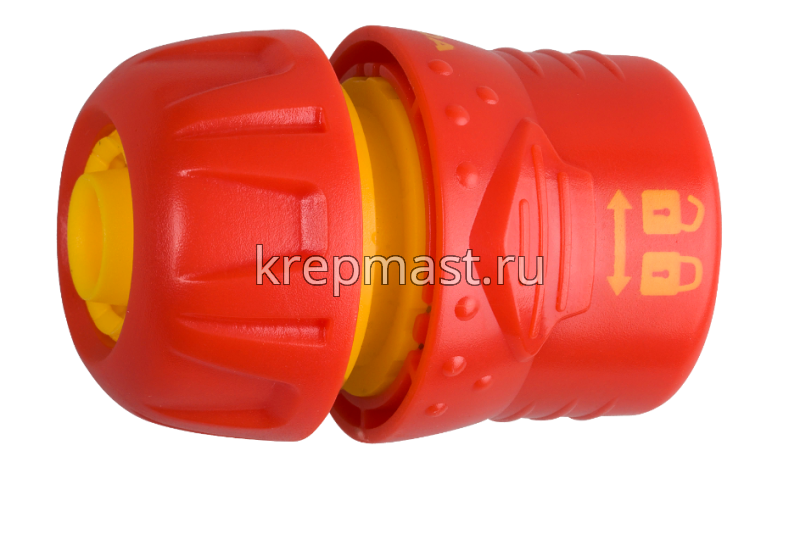 Соединитель GRINDA пластмас. с запирающ.механизмом 1/2"