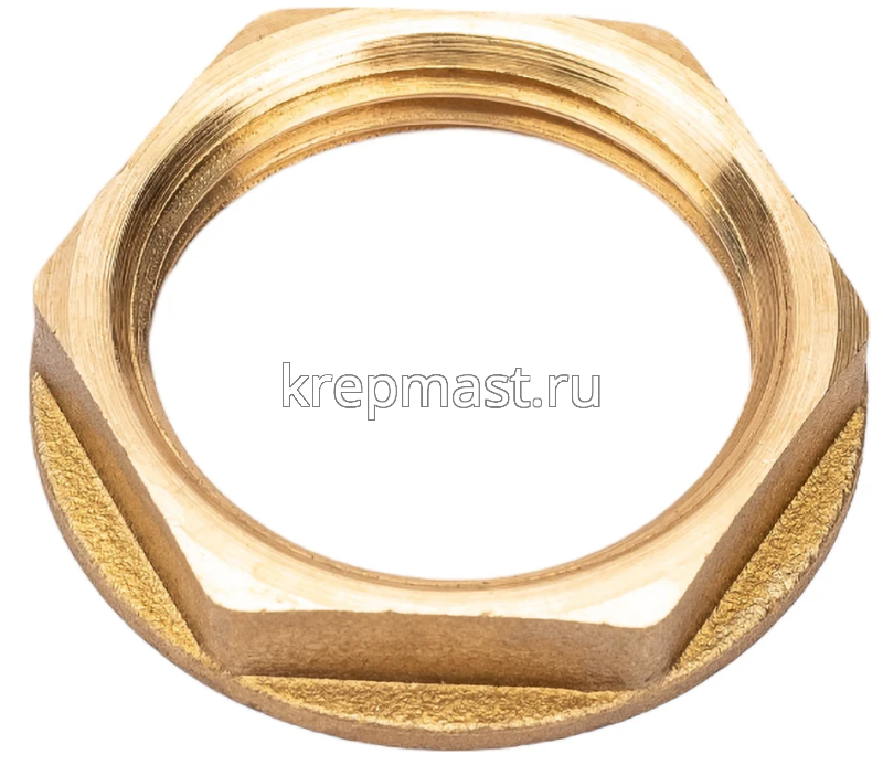 Контргайка с бор-ком 3/4" вн. латунь
