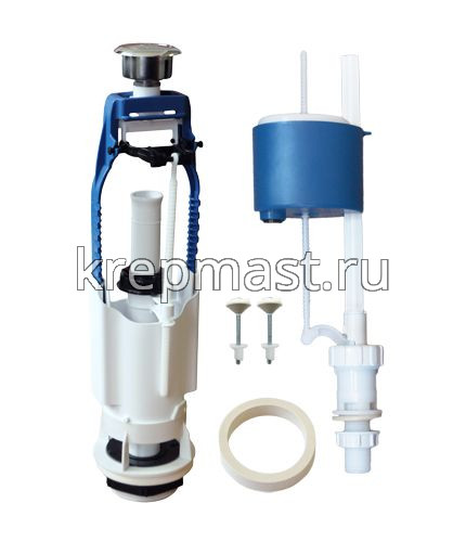 Арматура к бачку НИЖНЯЯ подвод кнопка УКЛАД