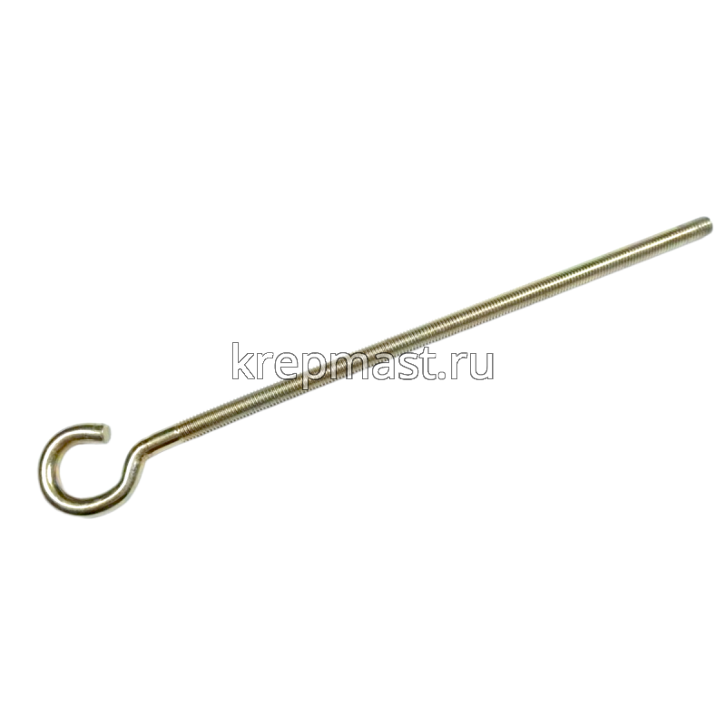 Винт с крюком 10х210