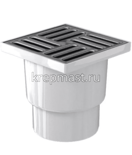 Трап УНИ 110 вер/вып с нерж/реш 15х15 (ТА1212)