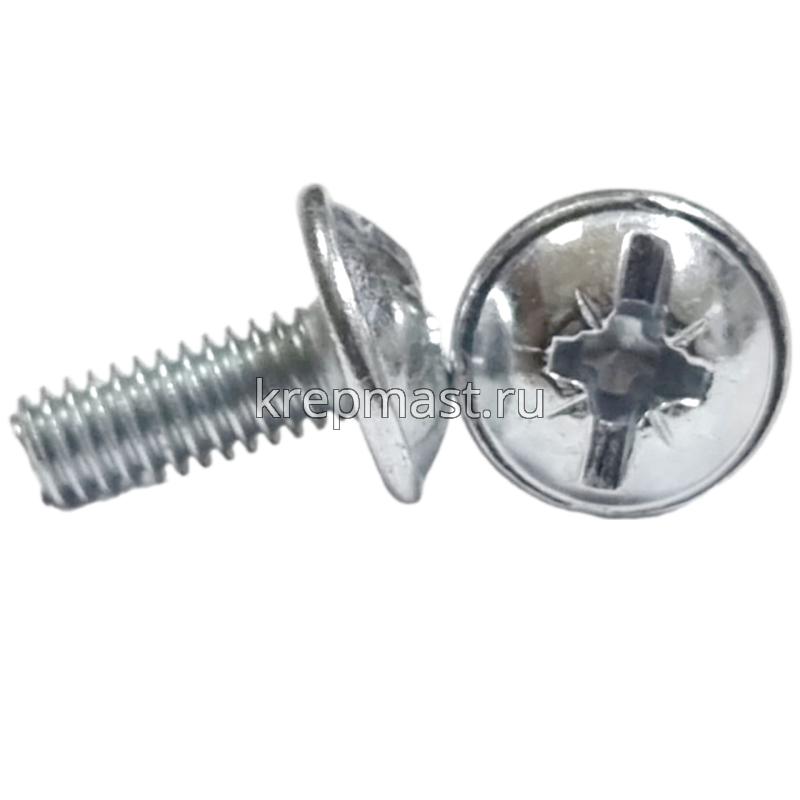 Винт стяжки межсекц. 4х10 DIN 967 оц.(п/сф,п/ш)