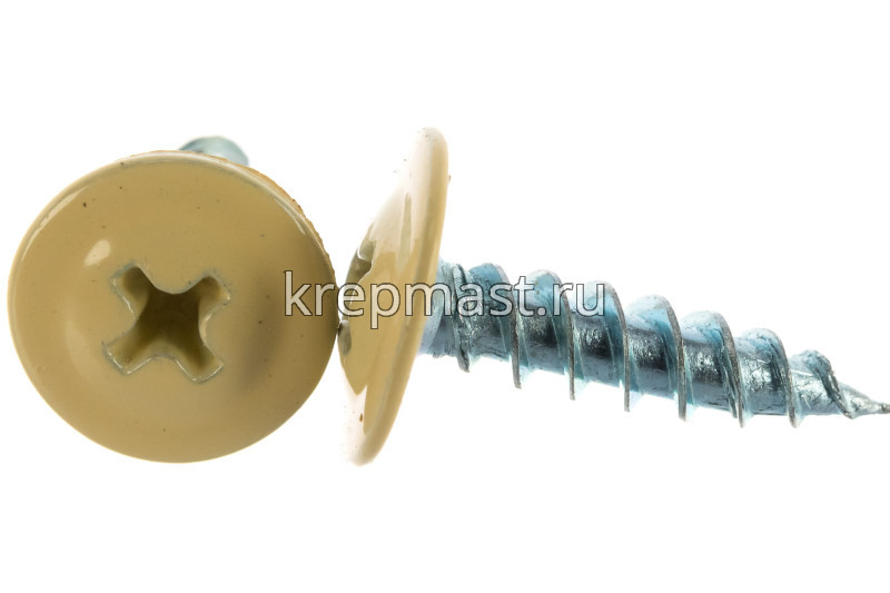 Саморез п/сф головка с п/ш острый 4,2х16 RAL1014