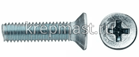 Винт потай 10х40 DIN 965