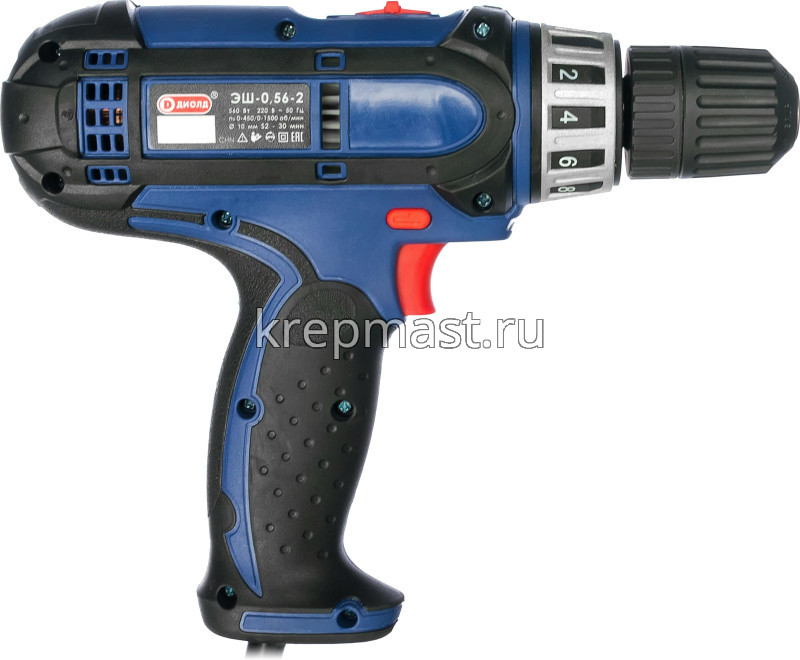 Шуруповерт сетевой ДИОЛД (560Вт) 2х скоростной