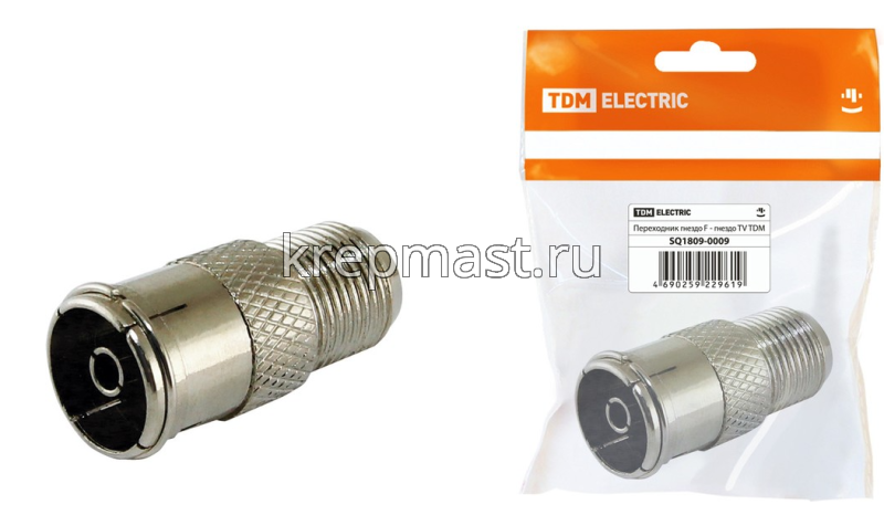 Переходник F-гнездо - гнездо TB ТDM