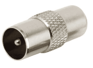 Переходник ТВ-штекер - штекер TB ТDM