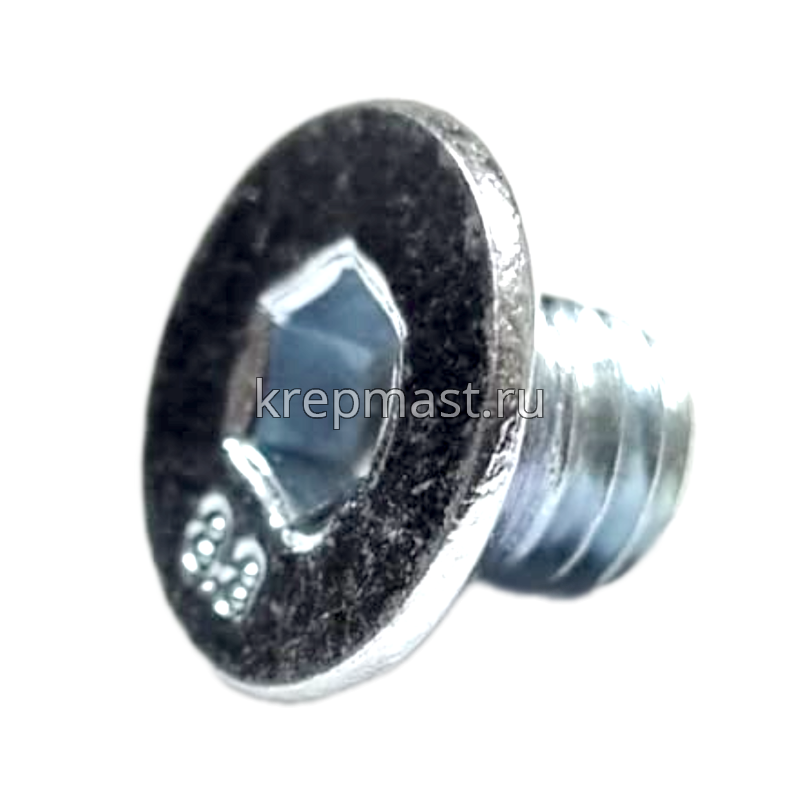 Винт с внут. шестиг. потай голов. 6х 8 кл.пр.8,8 DIN 7991