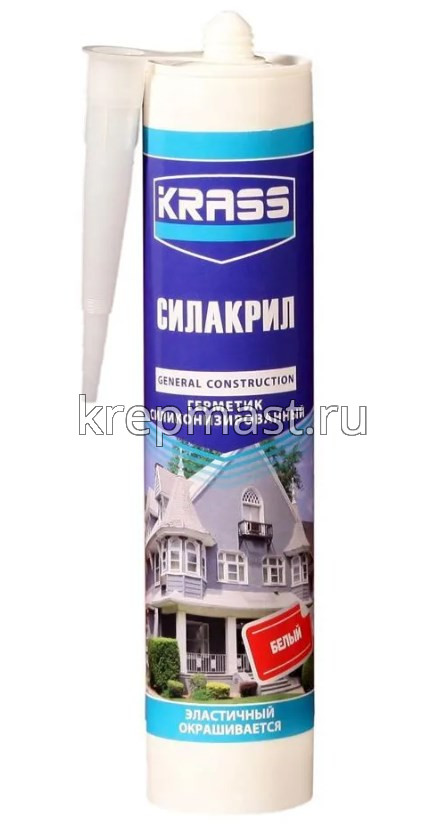 Герметик KRASS СИАКРИЛ 300мл белый