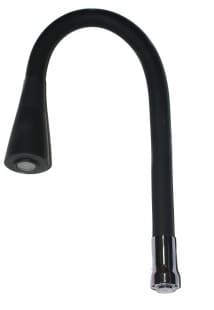 Гусак для смесителя гибкий СИЛИКОН S55BL-D черный
