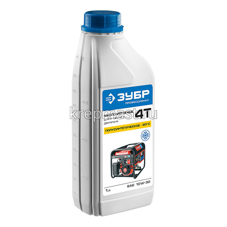 Масло для 4-х тактных двигателей 1л ЗУБР / СОЮЗ