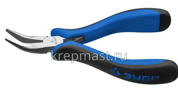 Тонкогубцы ЗУБР изогнутые 120мм МИНИ